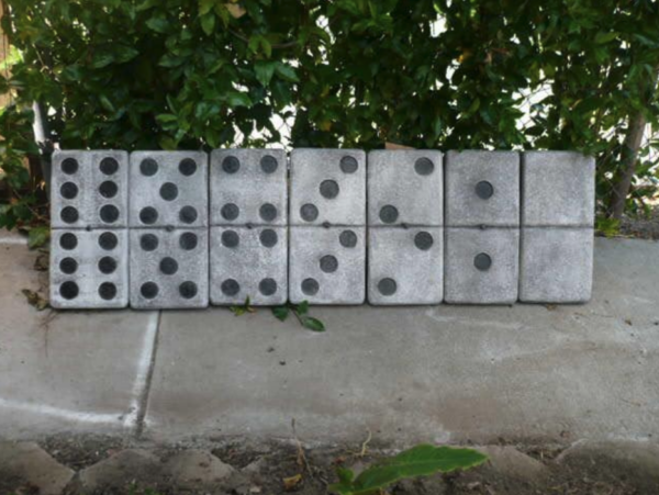 Domino Stepping Stones available set of 27 pieces